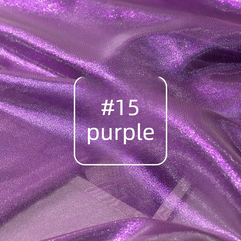 Mermaid Tulle Glitter Fabric Plain By The Meter for Clothes Dance Dresses Sewing Shining Cloth Needlework Soft Comfortable Droop