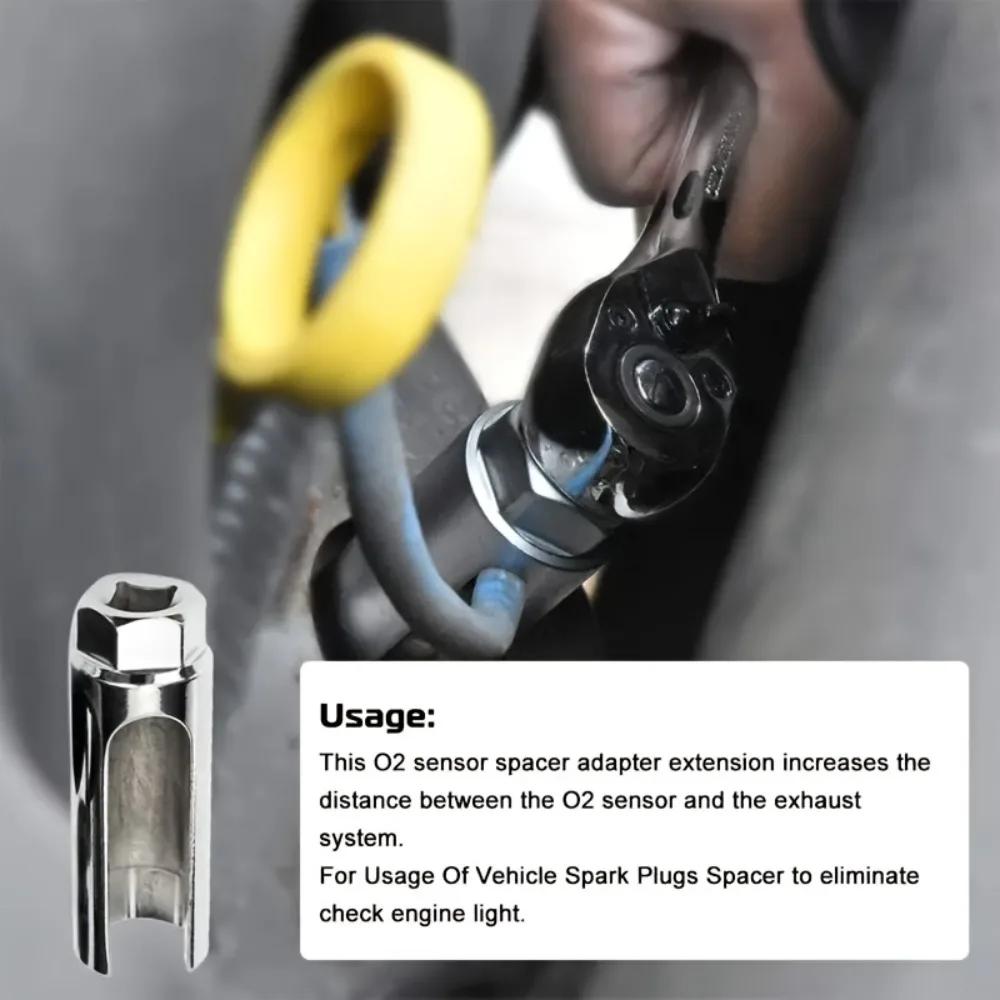 Automotive Oxygen Sensor and Thread Tracer Set -5-piece Oxygen Sensor Sleeve Tool for Sensor Disassembly