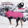 Waterproof Cotton-Padded Velvet Winter Dog Jacket for Large Breeds - Cold-Proof Design