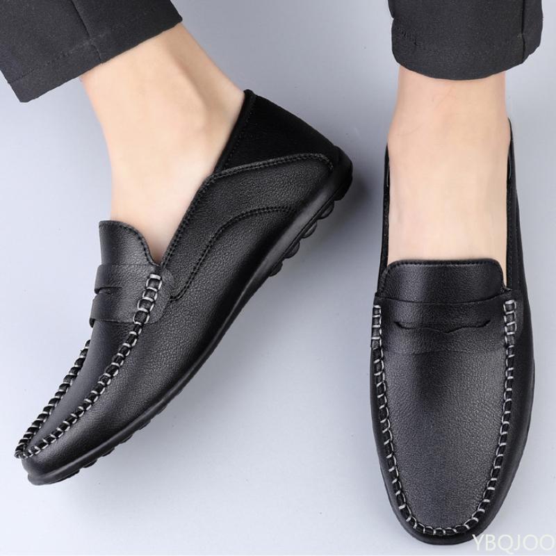 Trendy Men'S Flat Sole Single Shoe New Lazy Commuting Set Foot Low Top Soft Sole Soft Surface Casual Shoes  De Hombre