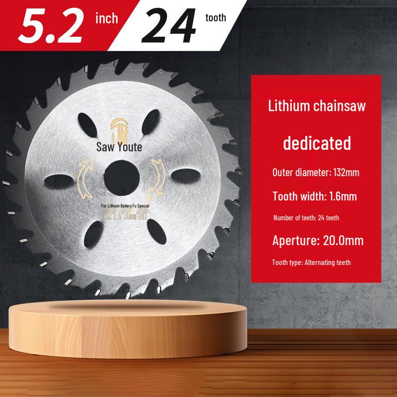 Woodworking Circular Saw Blade for 4, 10, or 12 Inch Cutting; Fits 125 Angle Grinder & 140 Lithium Battery Saw - Cuts Aluminum Sheets
