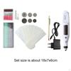 Electric Small Carving Pen for Art Polishing Tips Engraver Etching Engraving White