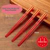 20cm Red Hot Stamping Chopsticks for Chaoshan Worship - Ancestor and Deity Rituals