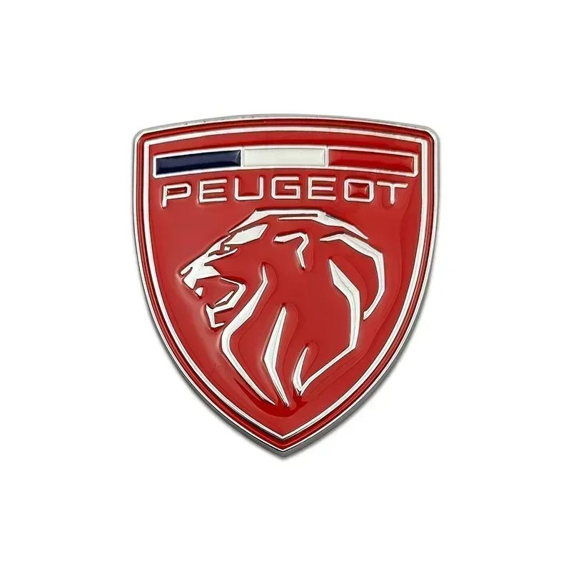 Car Body Fender Side Metal Emblem Rear Trunk Badge Sticker for Peugeot 406 405 205 3008 206 5008 308 208 408 508 407 107 307