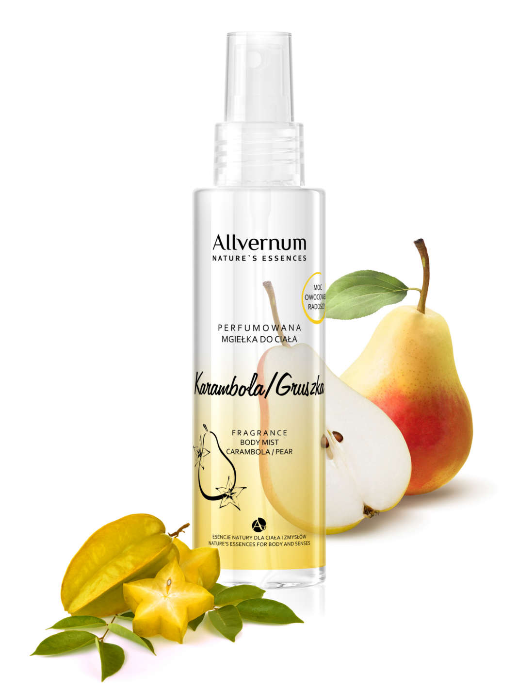 

Парфумований спрей для тіла Allvernum Carambola/Pear, 125 мл