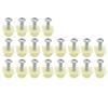 Universal License Plate Mounting Kit for GM Cars Self-Tapping Screw with Retainer Clip Replacement for Buick Chevrolet Parts
