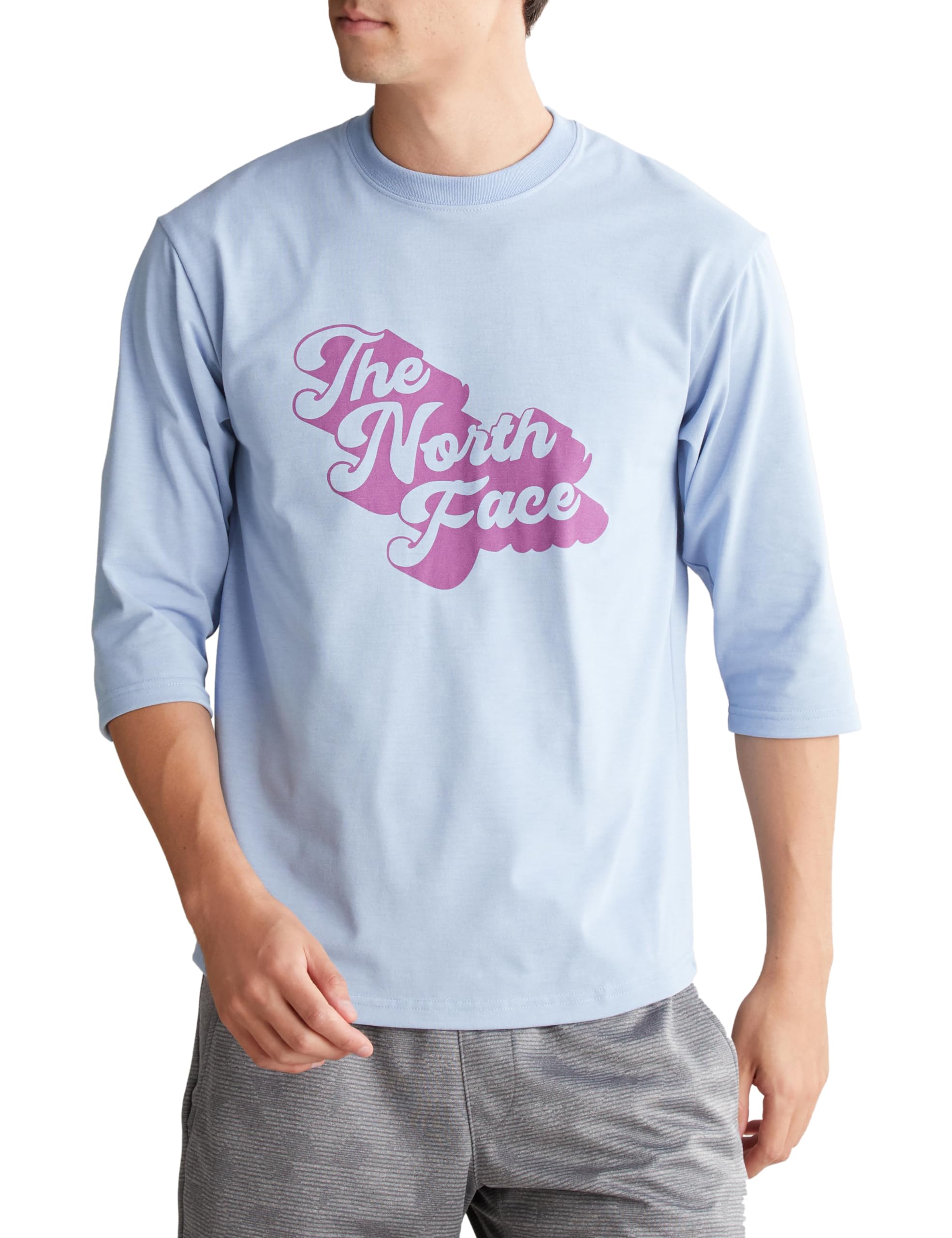 

Северная футболка с солнцезащитным BB-кремом Free Run Стальной синий L [The Face] Короткий рукав