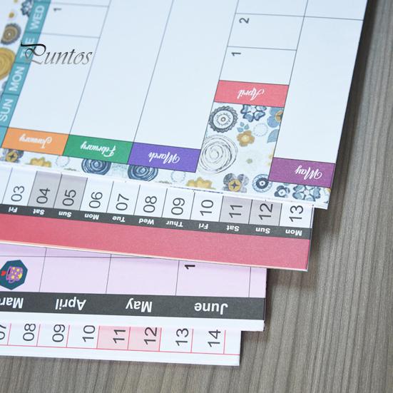 2025 Yearly Wall Calendar Full Year Annual Wall Calendar In One Page 12 Month Planner with Stickers for Office School Supplies