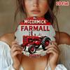 Vintage McCormick Farmall Tractor Metal Tin Wall Sign Rustic Home Kitchen Garden Decor