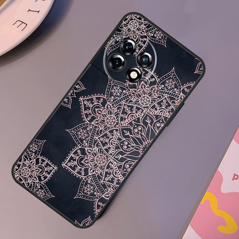 Indian Pattern Mandala Case For OnePlus 12 11 9 10 Pro 9RT 10T 10R 12R OnePlus Nord CE 2 3 Lite 2T N10 N20 Cover