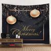 Christmas Balls And Snow Wall Hanging Tapestry Christmas Wall Hanging Tree Wall Hanging Gorgeous Christmas Tree Fireplace Gifts