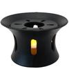 CAST IRON KETTLE 0.8L TEA POT WITH TEA INFILTER + 4x CUPS WARMER