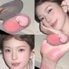 HERORANGE Soft Sweet Korean-Style Blush Cream: Natural Dewy Finish, Blurs, Whitens, and Contours.