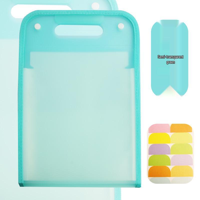 Vertical Accordion File Organizer – Large Capacity Student Storage Bag with Multi-Layer Design for Test Papers and Documents.