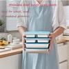 Reusable Stainless Steel Snack Containers with Lids, Stainless Steel Double Compartment Snack Box Containers Condiment Lunch Container with Lids, for