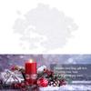 1000Pcs Snowflake Confetti 0.9in Vibrant Color Reusable Plastic Multi Purpose Christmas Confetti for Box Tree Vase