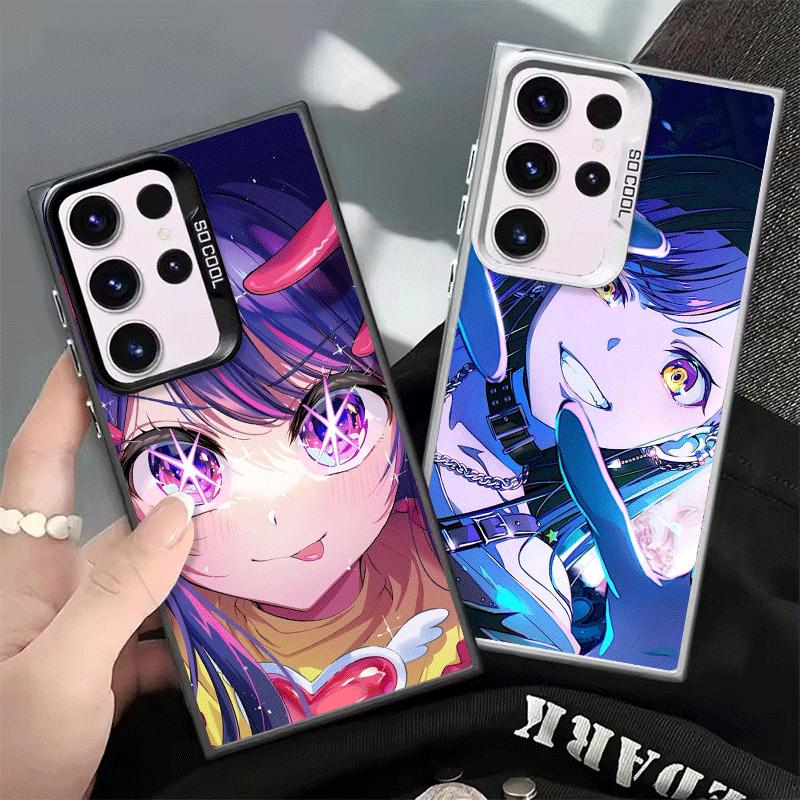 Oshi No Ko Anime Shockproof Phone Case for Samsung Galaxy S26 Edge S25 Ultra S24 FE S23 Plus S21 Cover Anti Fall Fundas