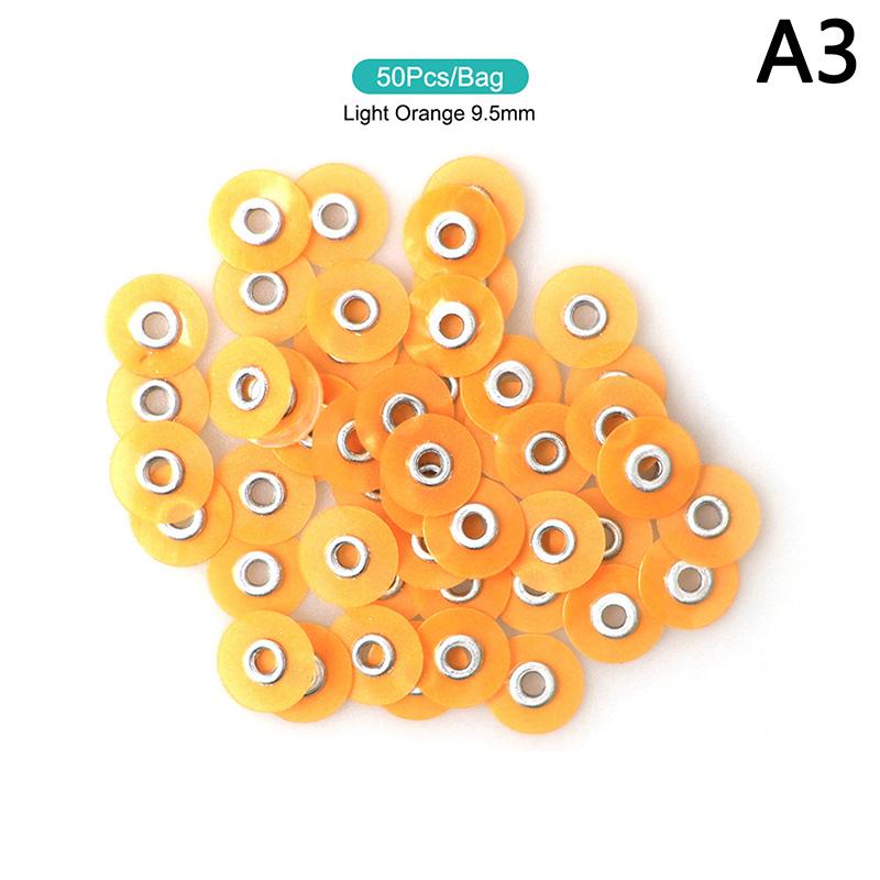 

50 шт. Стоматологические финишные и полировочные диски Стоматолог Композиты Металлы Автоклавируемые Лабораторные инструменты Стоматологические полировочные материалы