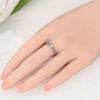 Sparkling Colored Zirconia Ring Elegant Minimalist Design with Synthetic Cubic Zirconia Elements for Daily Wear Gift Jewelry