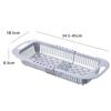 Adjustable Extendable Over the Sink Colander for Fruits and Vegetables Drain Basket Strainer Sink Washing Basket Kitchen