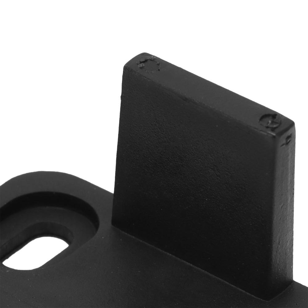 2pcs Black Barn Door Floor Guide POM Floor Mounted Guide Sliding Door Bottom Guide  Bypass Doors