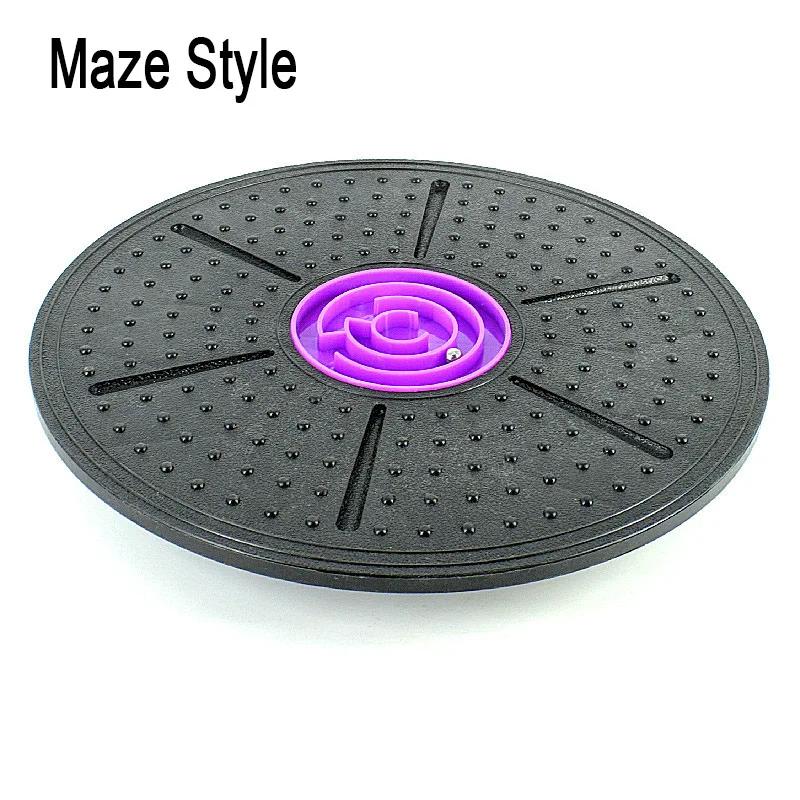 Latest Yoga Balance Board Disc Stability Round Plates Exercise Trainer for Fitness Sports Waist Wriggling Fitness Balance Board1PCS