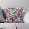Hyacint Butterflies Ginger Jar Square Pillowcase Polyester Linen Velvet Creative Zip Decorative Pillow Case Sofa Cushion Cover
