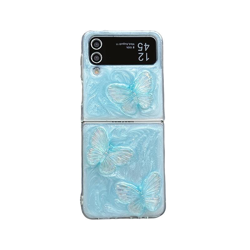 Новий складаний чохол Zflip6 для Samsung Zflod5 Flip Колір Крапельна клейка W24flip Бант