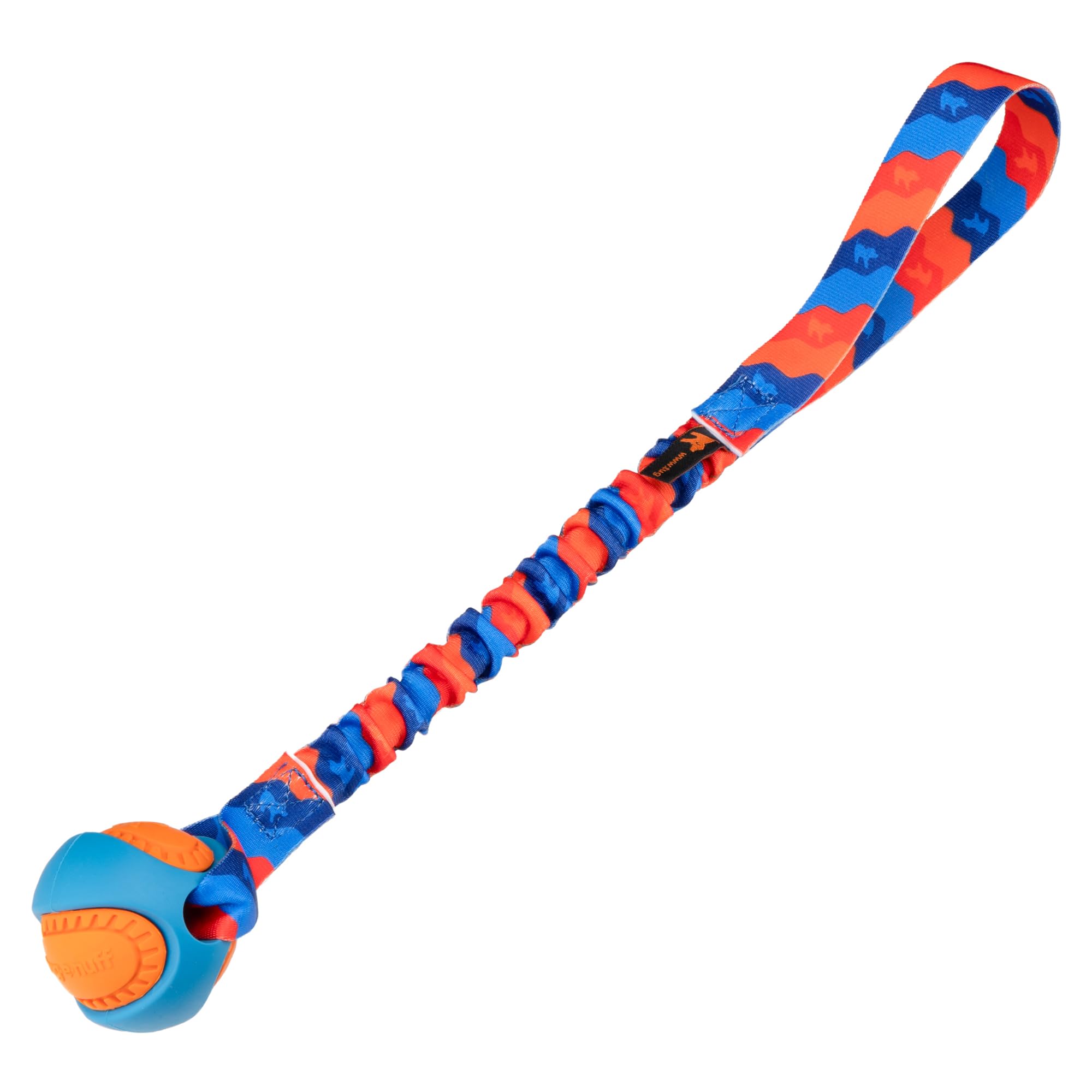 

Dog Toy Powerball Bungee Orange Pull Toy Authentic Product Tug-E-Nuff 10421-O