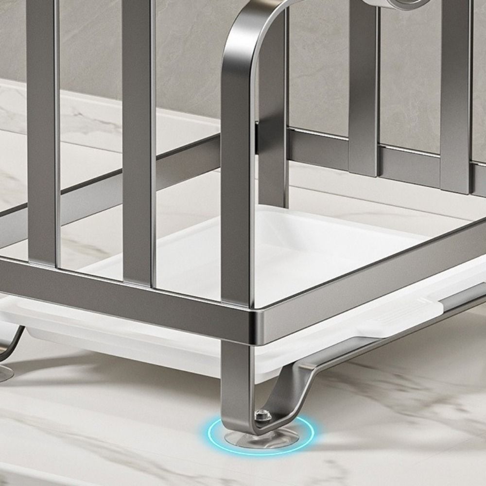 Moisture-proof Pot Lid Storage Rack Rustproof Chopping Board Rack Cutting Board Holder  Counter Top