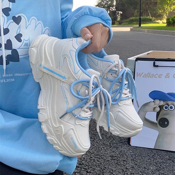 New Women Sneakers Non-slip Outdoors Lace-Up Breathable Mesh Tennis  Spring Casual Female Vulcanized Shoes Zapatillas Mujer