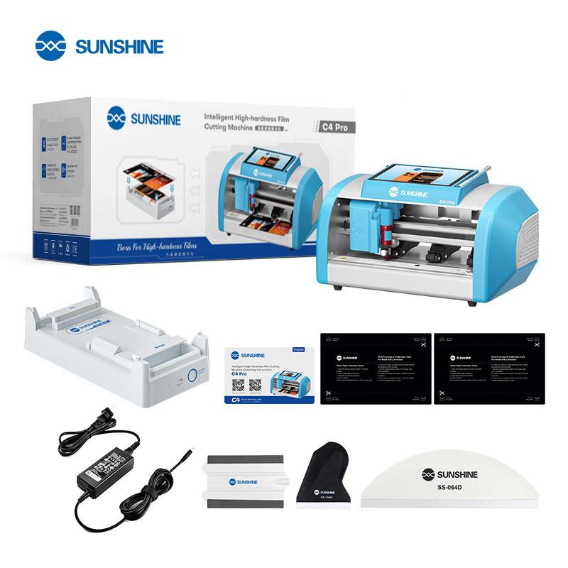 

SUNSHINE C4 Pro 13inch Intelligent Blade-pressure Film Cutting Machine for Mobile Phone Supports 48000+ Models Hardcore Cutting 110v