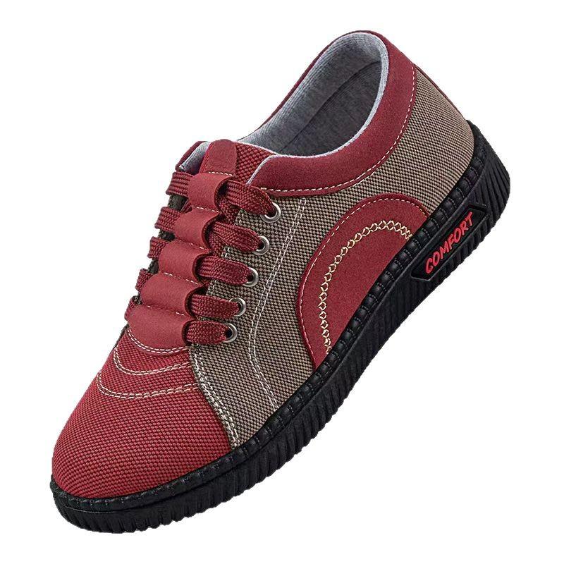 Processing Customized Old ******* Cloth Shoes Women's ****** and Autumn New Mother Shoes Lightweight Non-slip Flat-soled Grandma Shoes S**t-soled Sin