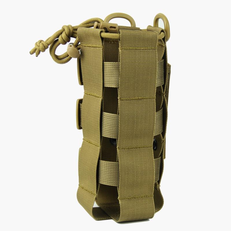 Pouzdro na láhev na vodu o objemu 0,5 l-2,5 l Tactical Molle Oxford Canteen Cover Nastavitelné pouzdro pro venkovní cestování Camping Taška na rychlovarnou konvici