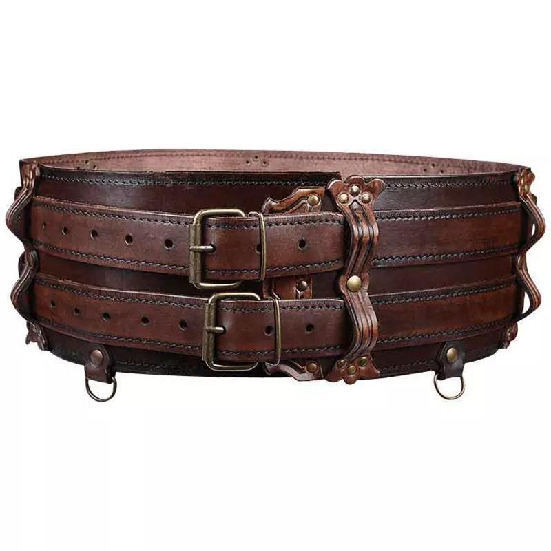 European Retro Viking Armor Belt Steampunk Costume Waistband