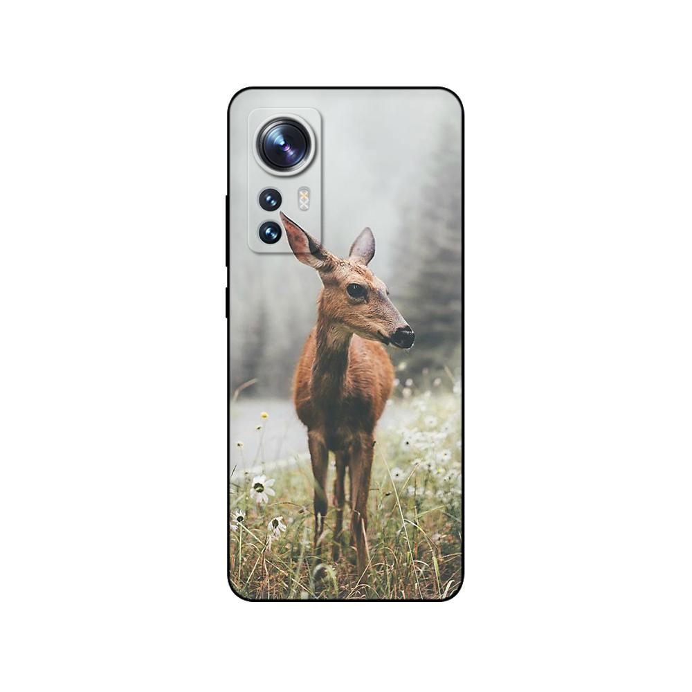 For Xiaomi 12 Case For Xiaomi 12 Pro Case Silicon Back Cover For Xiaomi Mi 12 Xiaomi  Mi 12X 12 Lite Bumper Funda Black Tpu Case