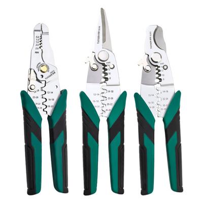 Stainless Steel Wire Stripping Pliers Non-Slip Hand Tools Wire Stripping Tool Multifunctional Comfortable