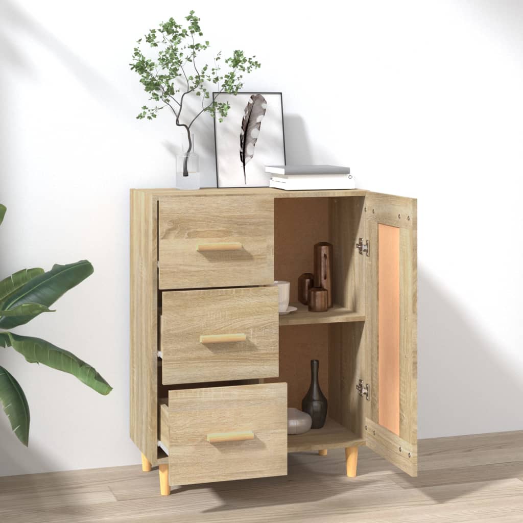 Vidaxl Szafka, Dąb Sonoma, 69,5X34X90 Cm, Materiał Drewnopochodny