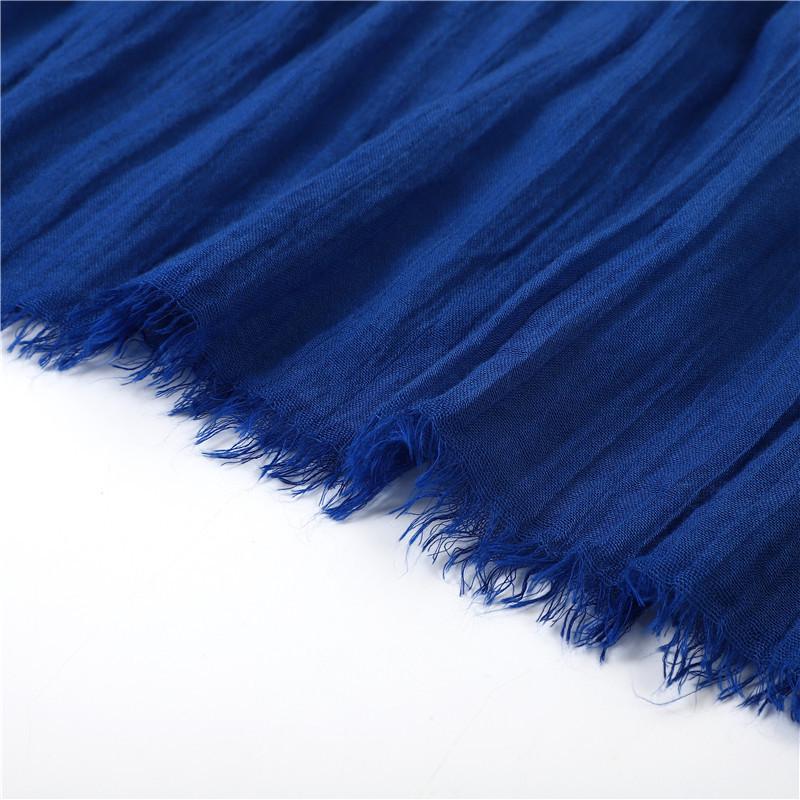 Extra Large Flowing Ethnic Dance Scarf - 120x260cm, Pure Cotton Silk Zen Gauze