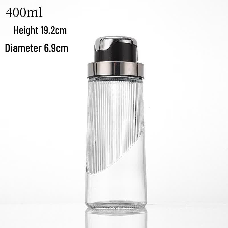 Oeny Ribbed Glass Automatic Oil Dispenser