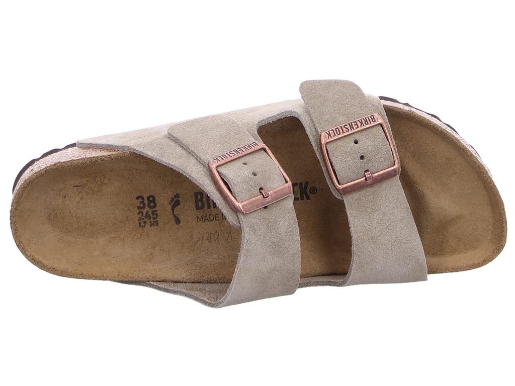 Birkenstock Arizona Leather 051463 Taupe Cm (Narrow Width) Women's 23.0
