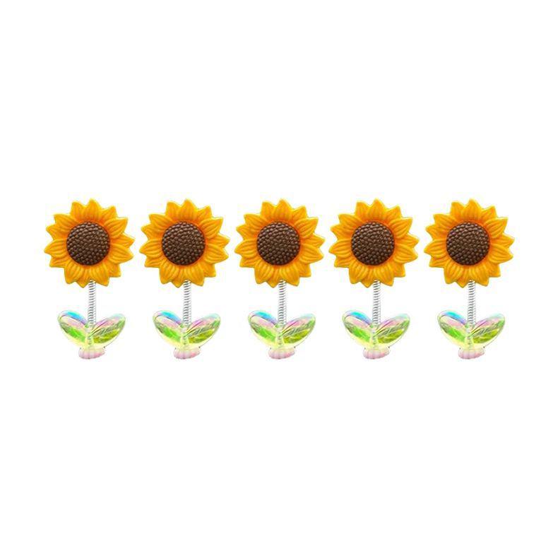 Sonnenblumen Schüttelkopf Ornament: Heilende Blume zur Dekoration des Armaturenbretts oder Rückspiegel im Auto