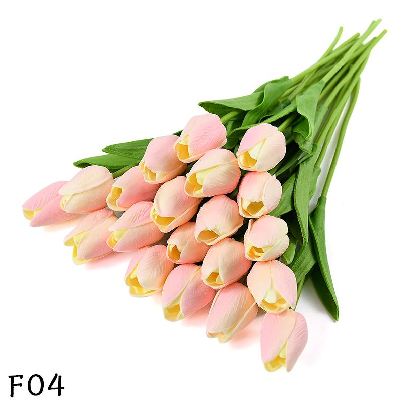 5/10pcs PU Tulip Simulation Flower Artificial Flowers Fake Tulips Real Touch Flower Arrangement Bouquet for Home Wedding Decor