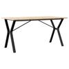 VidaXL Dining Table Y-Frame, Dinner Table, Dining Table Kitchen Restaurant Interior, 140x80x75 Cm Pine Wood 3282720