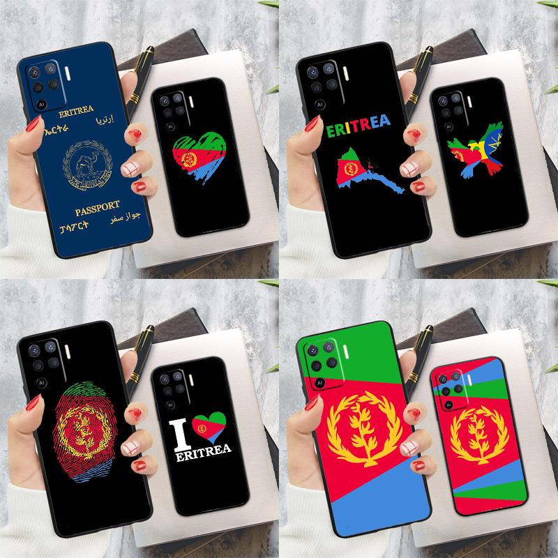 Eritrea Flag Phone Case For Oppo A96 A76 A16 A74 A53 A54 A94 A15 A17 A52 A72 A57S A58 A78 A98 A79 Cover