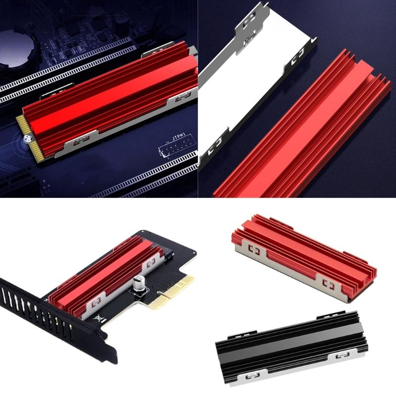 M.2 SSD Coolers Aluminum Hard Disk Heat Dissipation Radiator M.2 NVME 2280 Solid States Drive Thermal Pad Coolers