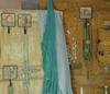 Retro mediterranean beach shell wall hanger