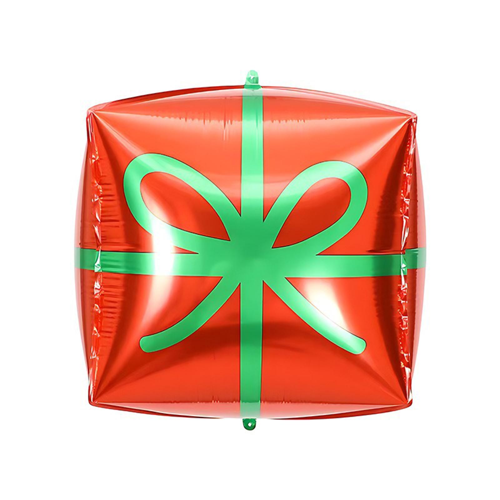 

Рождественская подарочная коробка, Алюминиевая фольга, Украшение для вечеринки по случаю дня рождения, Украшение торгового центра, Дизайн подарочной коробки, Алюминиевая фольга One Size