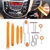 12pcs/set Car Radio Door Clip Panel Trim Dashboard Audio Removal Open Installer Pry Tool Key Kit Universal Car Accessories Tools