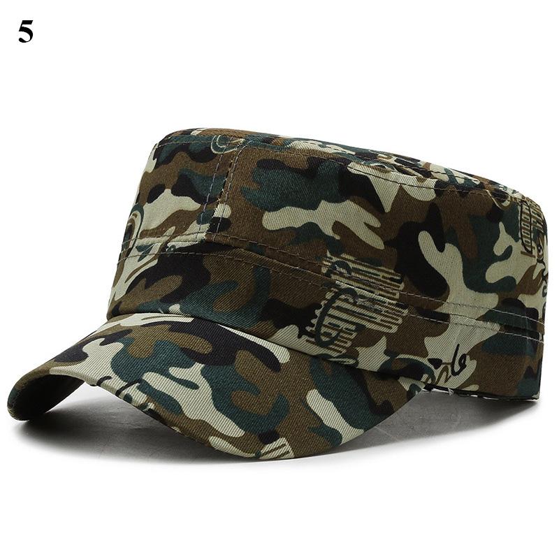 Free Shipping Classic Camouflage Hat Men's Caps Flat Top Baseball Cap Outdoor Sports Hats